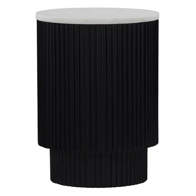 Lucas Round Marble Side Table