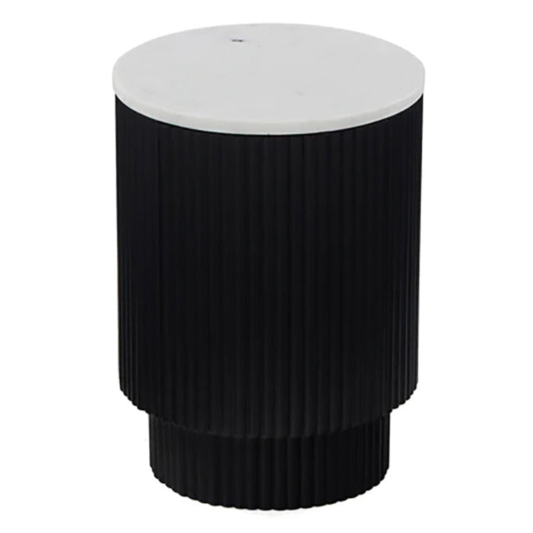 Lucas Round Marble Side Table