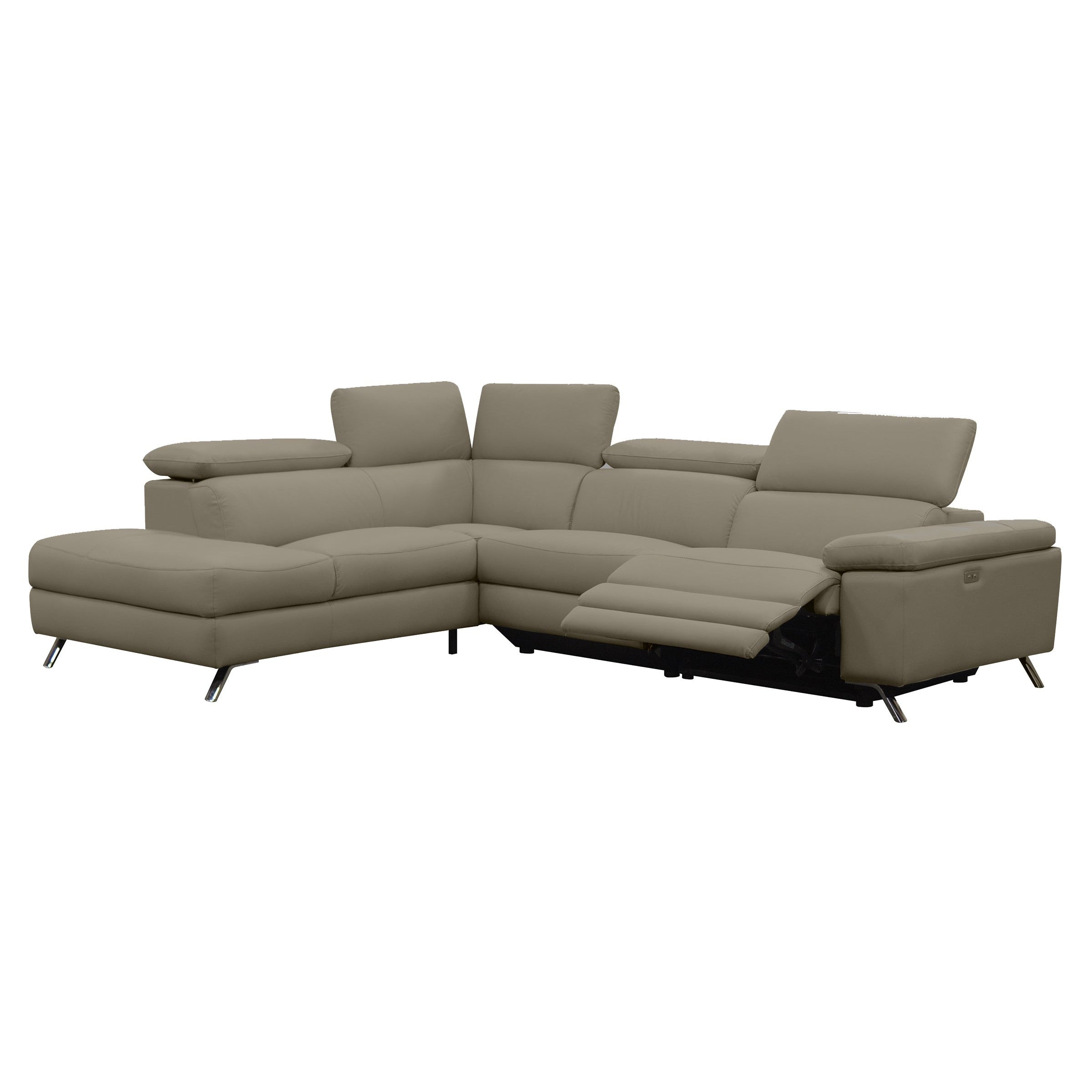 Geneva All Electric Fabric Corner Sofa