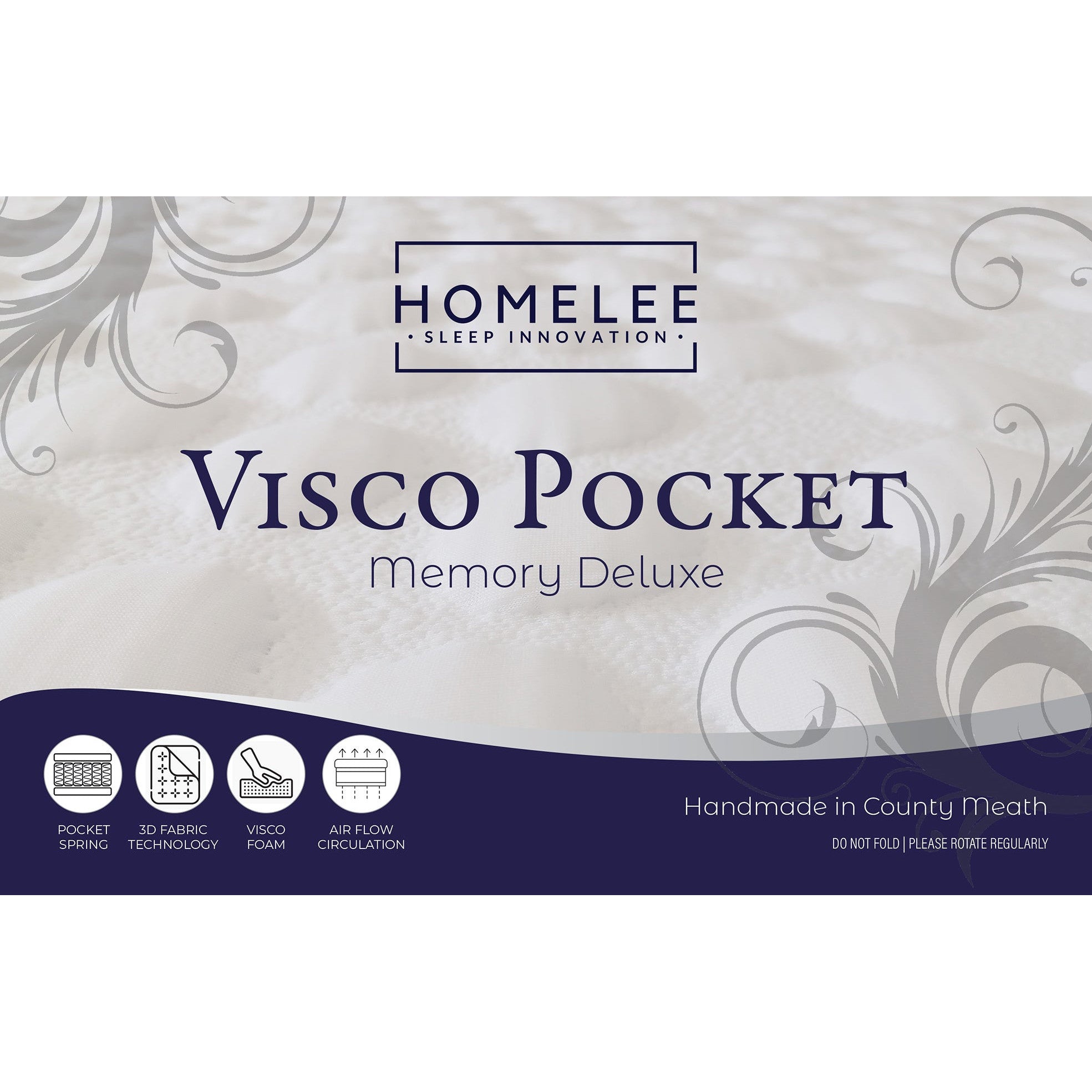 Visco Pocket Mattress by Homelee | 3ft Single
