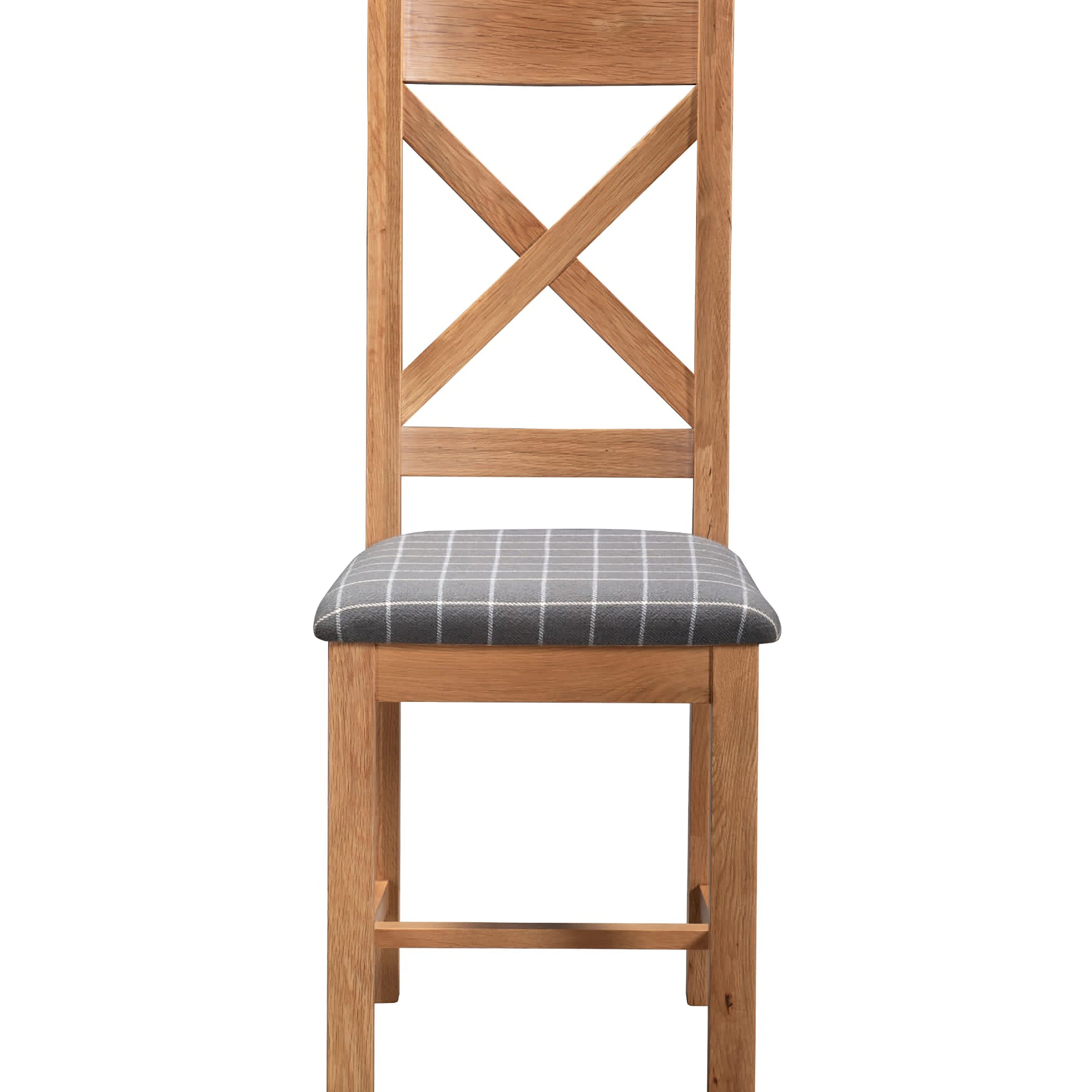 Saoirse Oak X Back Dining Chair