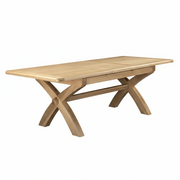 Saoirse Oak X Leg Extending Dining Table