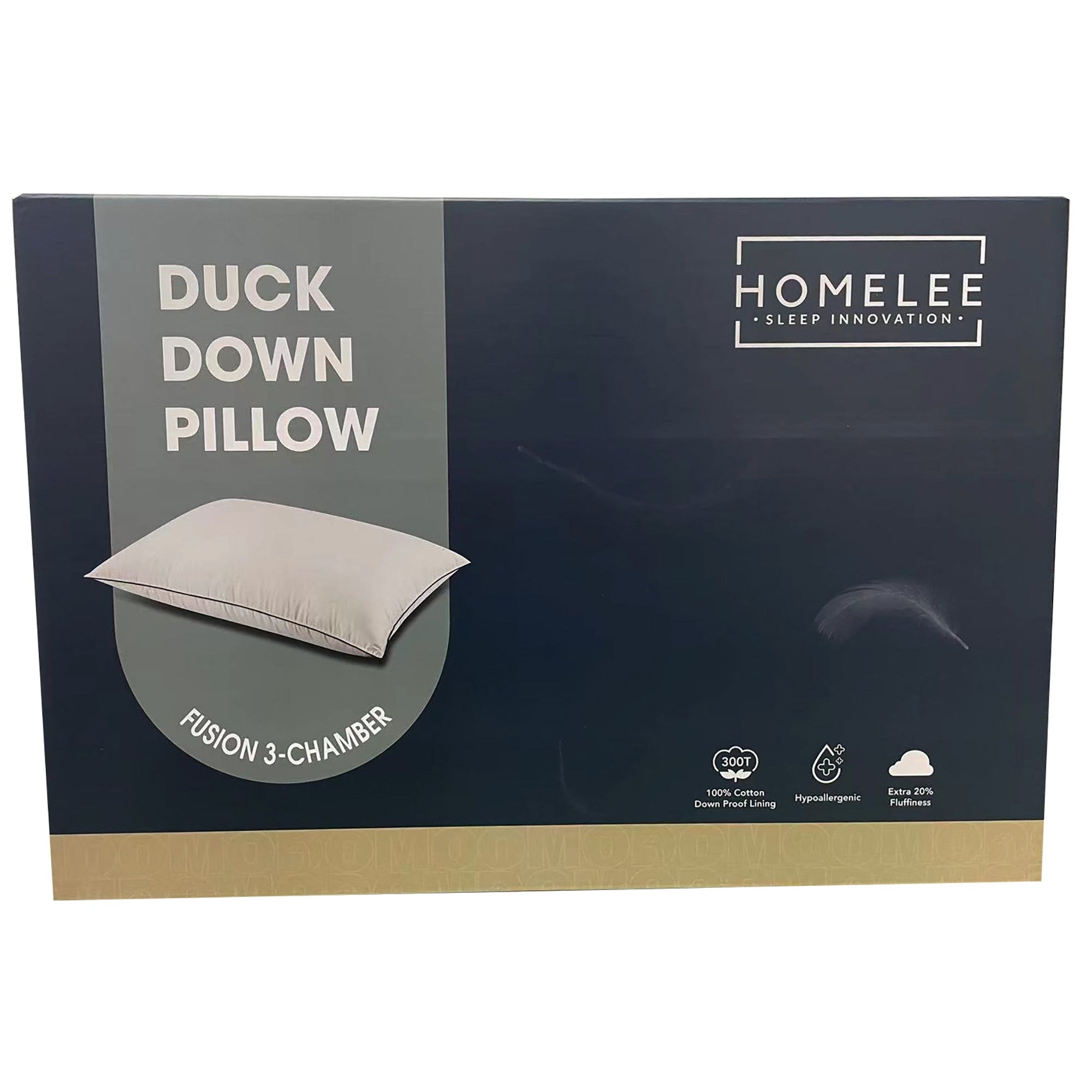 Domo 3 Chamber Duck Down Pillow