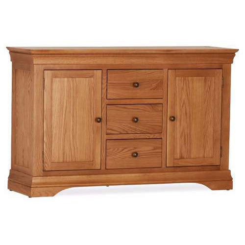 Delta Oak 2 Door 3 Drawer Sideboard
