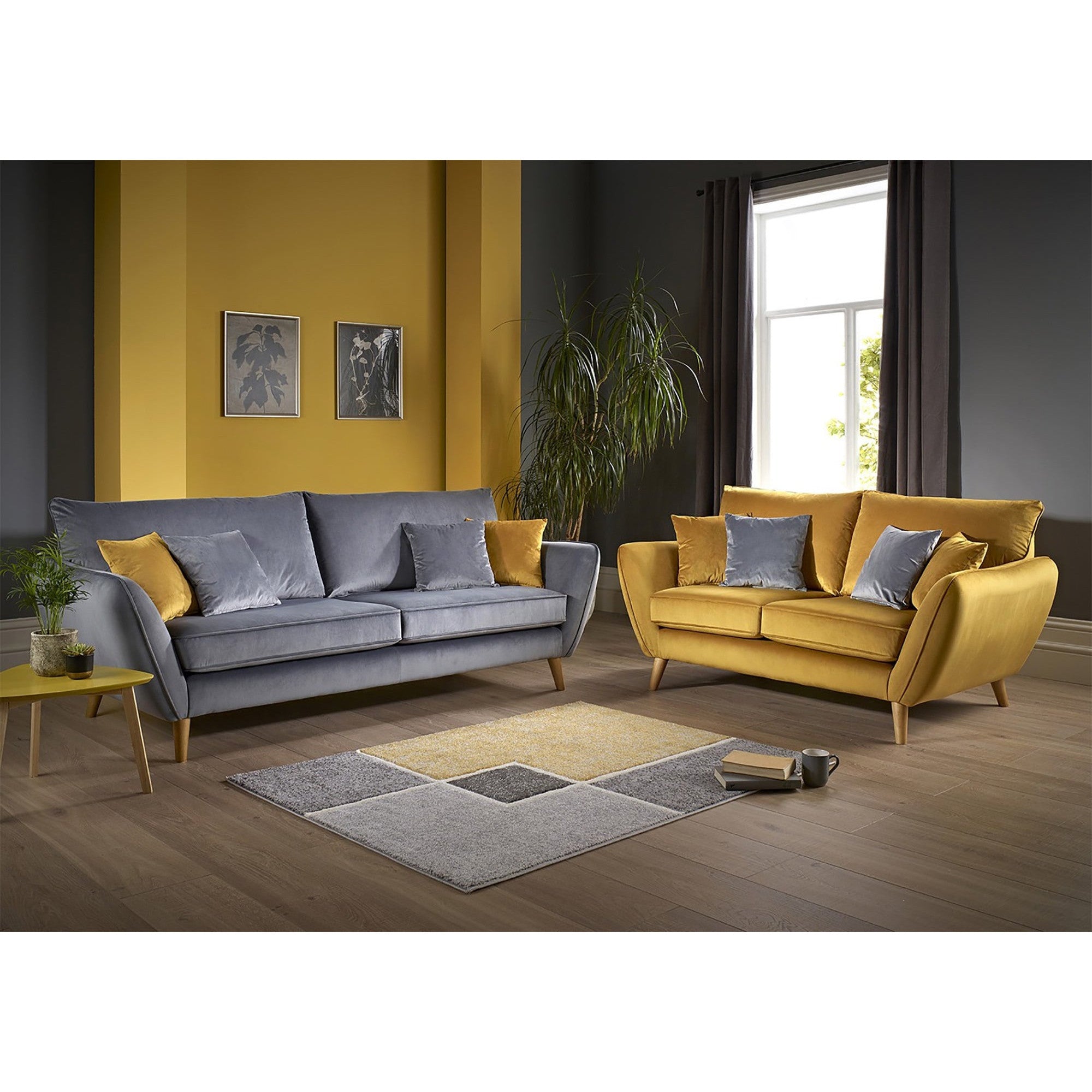 Perth 3 Seater High Back Sofa