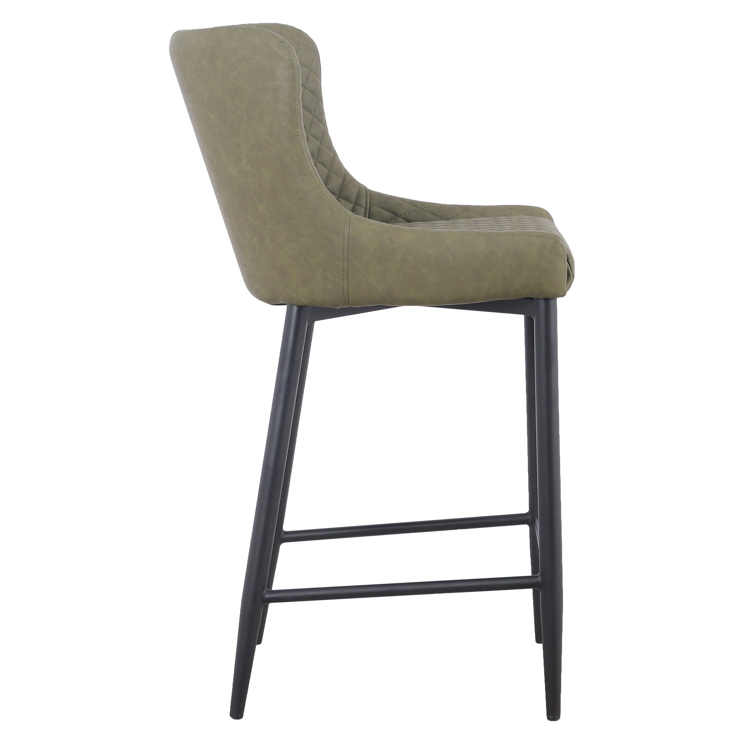 Carlo Bar Stool â€“ Chocolate Brown | Light Grey | Sage Green