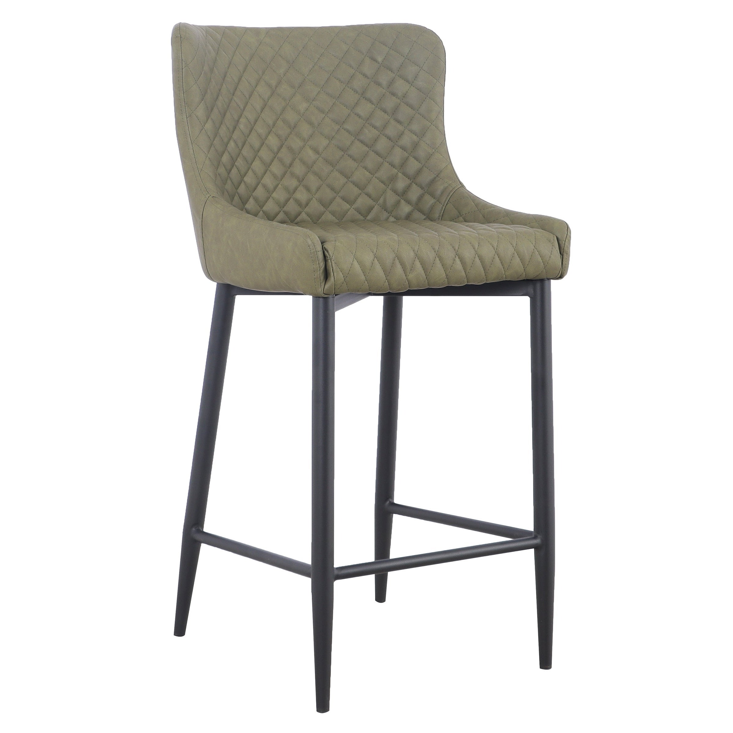 Carlo Bar Stool â€“ Chocolate Brown | Light Grey | Sage Green