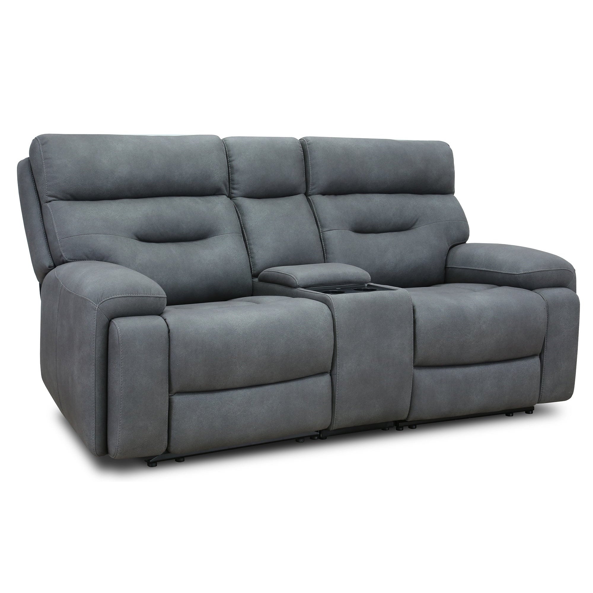 Cinema PLUS 2 Seater Fabric Power Recliner Sofa with Power Headrests
