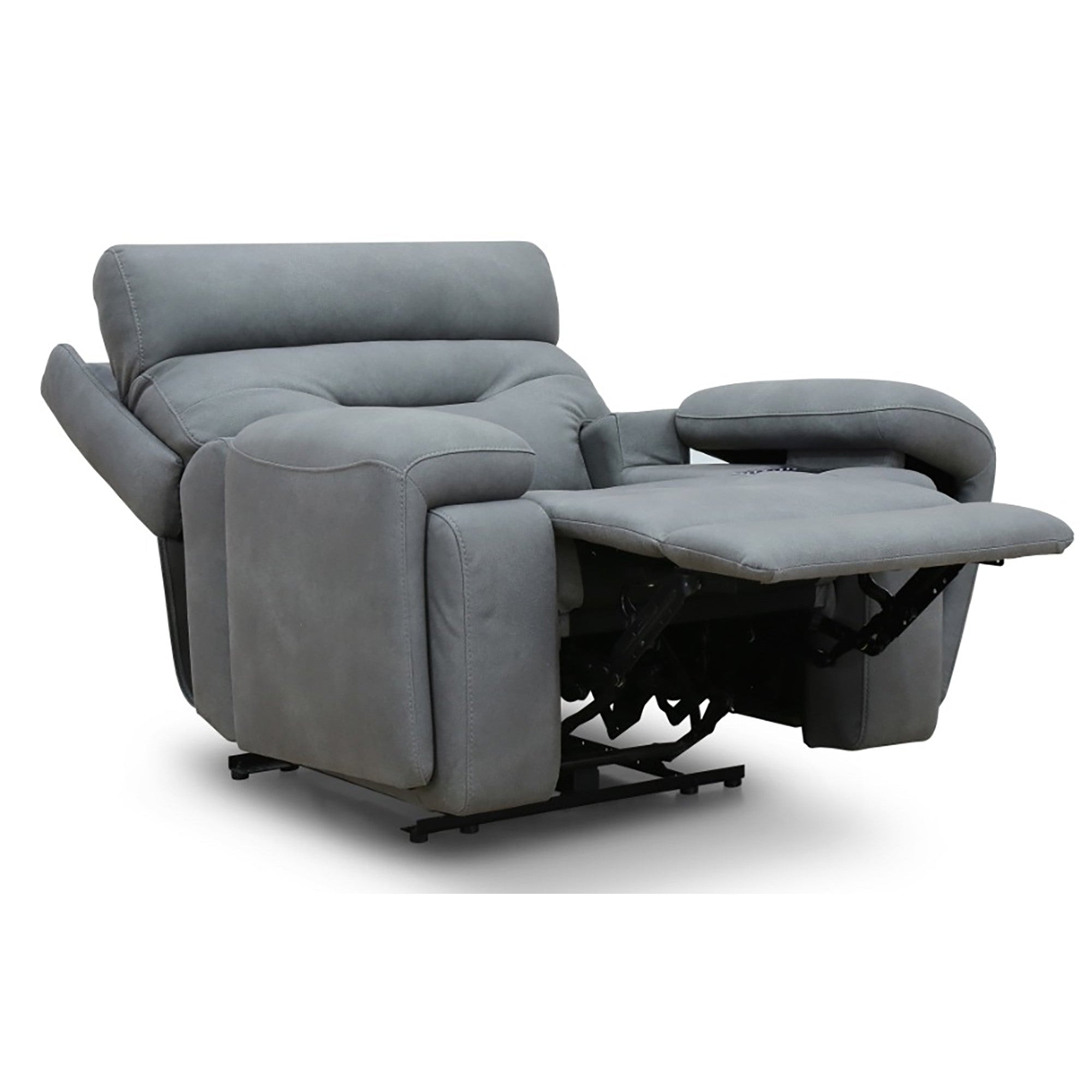 Cinema PLUS Armchair Fabric Power Recliner Sofa with Power Headrests