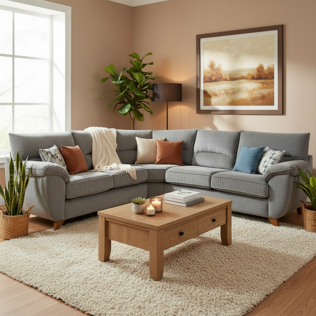 Billie Fabric 2 Corner 2 Sofa