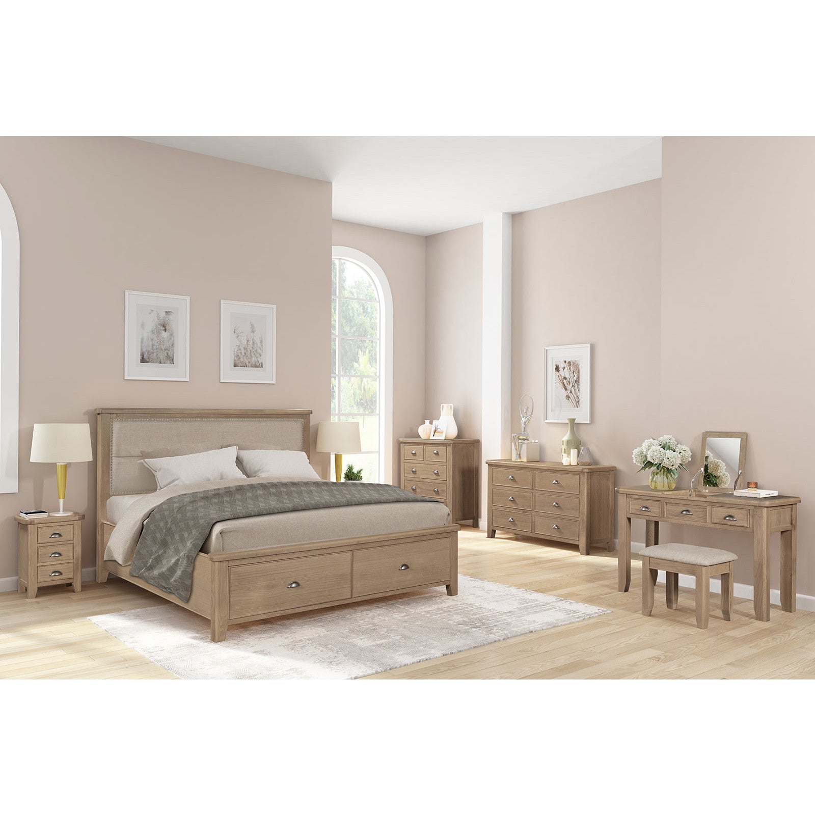 Aylesbury Dressing Table | Stool | Mirror