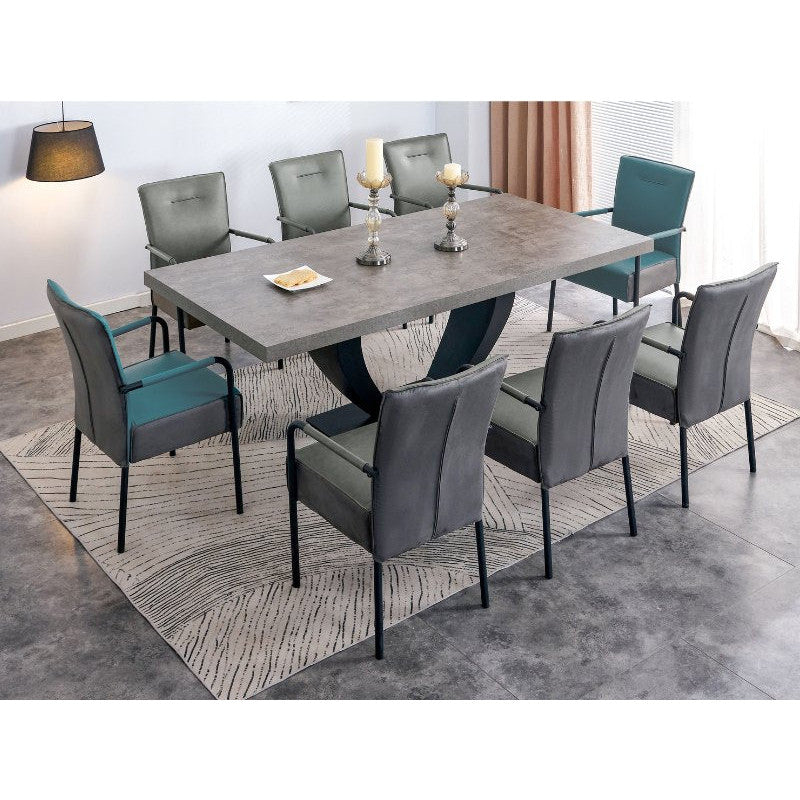 Hugo 2.1m Dining Table with Pedestal Leg