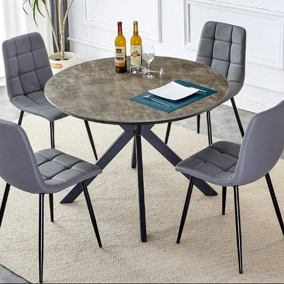Erik 1.1m Round Dining Table