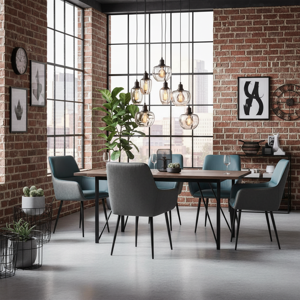 Rebecca Leather Dining Chair