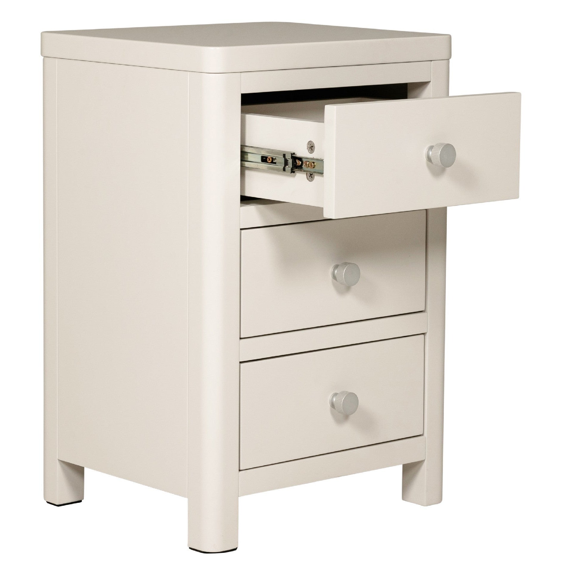 Freya 3 Drawer Bedside Table
