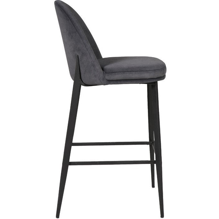 Valent Velvet Bar Stool
