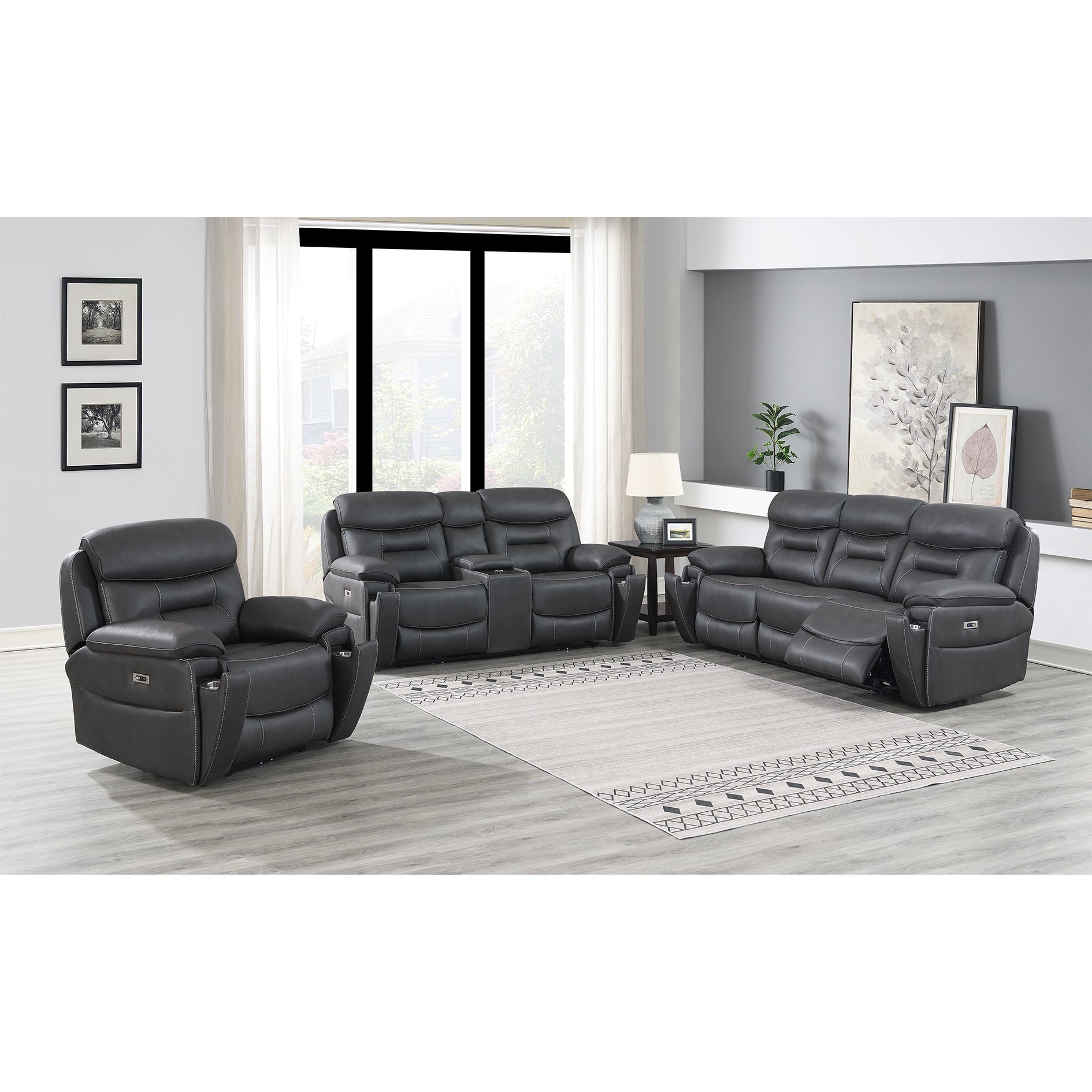 Frankie 3 Seater Electric Reclining Sofa