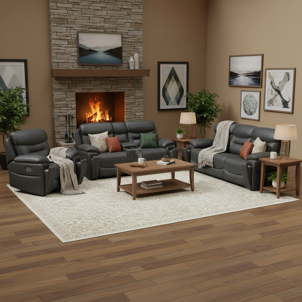 Frankie 3 Seater Electric Reclining Sofa