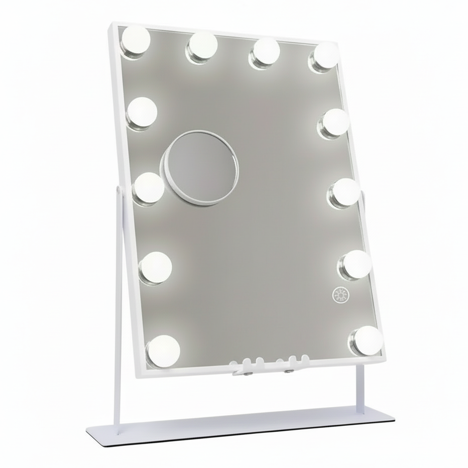 Hollywood California Mirror 300 x 410 mm PORTRAIT | 12 Bulb