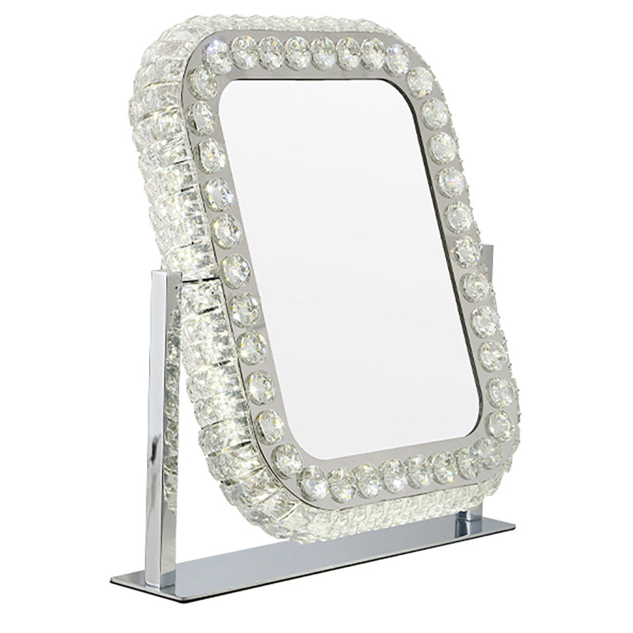 Hollywood California Crystal Swivel Mirror 400 x 500 mm PORTRAIT