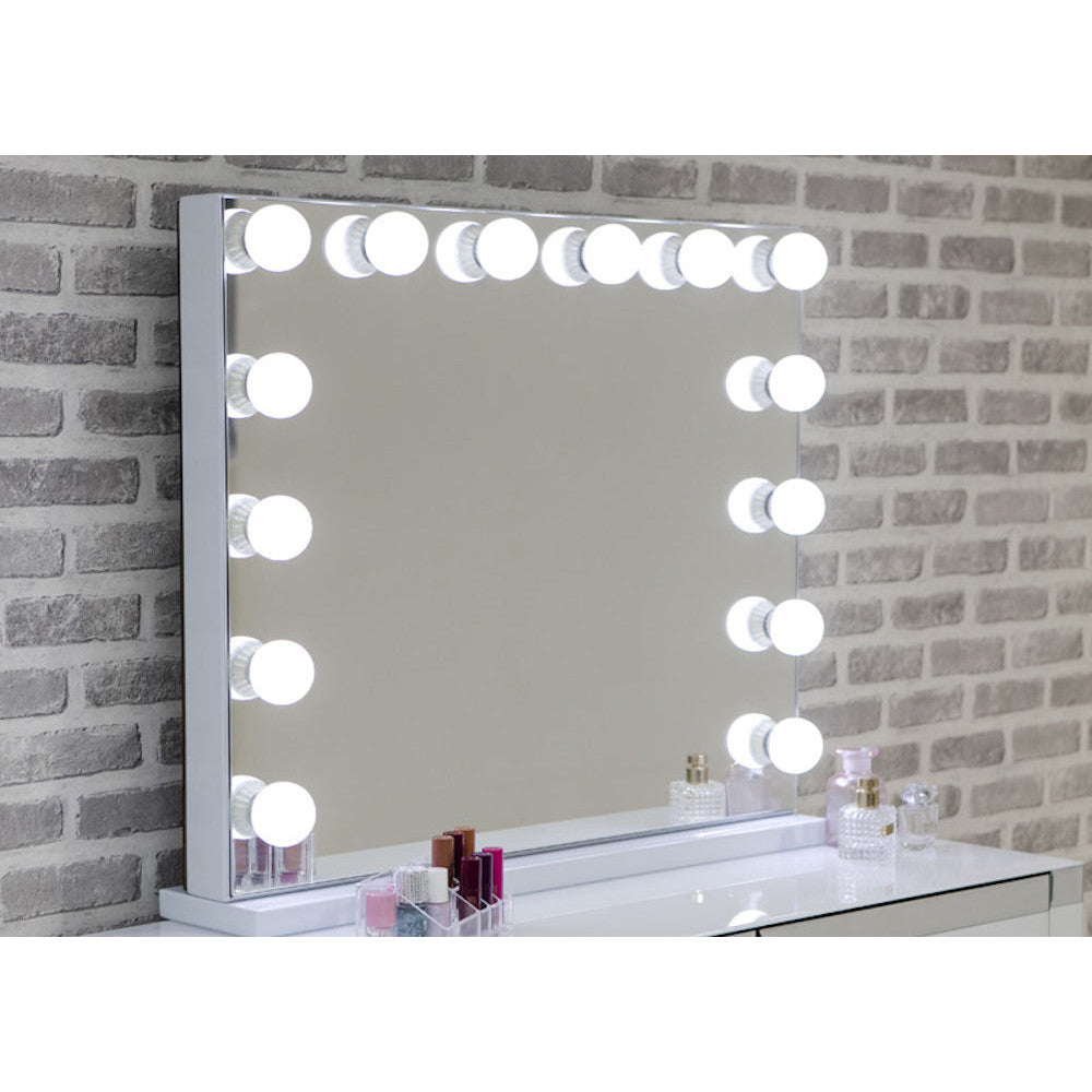 Hollywood California Mirror 650 x 800 mm LANDSCAPE | 14 Bulb