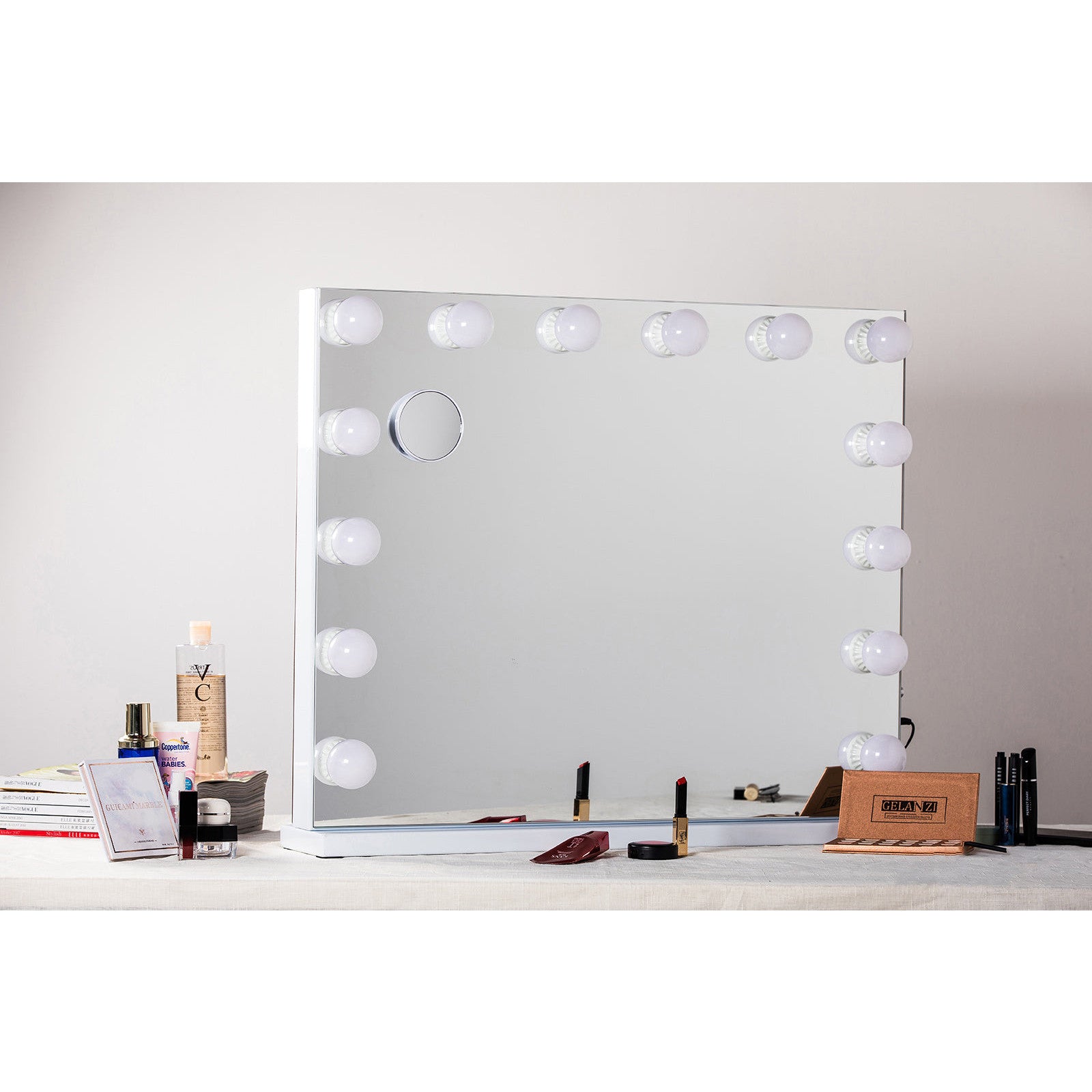 Hollywood California Mirror 650 x 800 mm LANDSCAPE | 14 Bulb