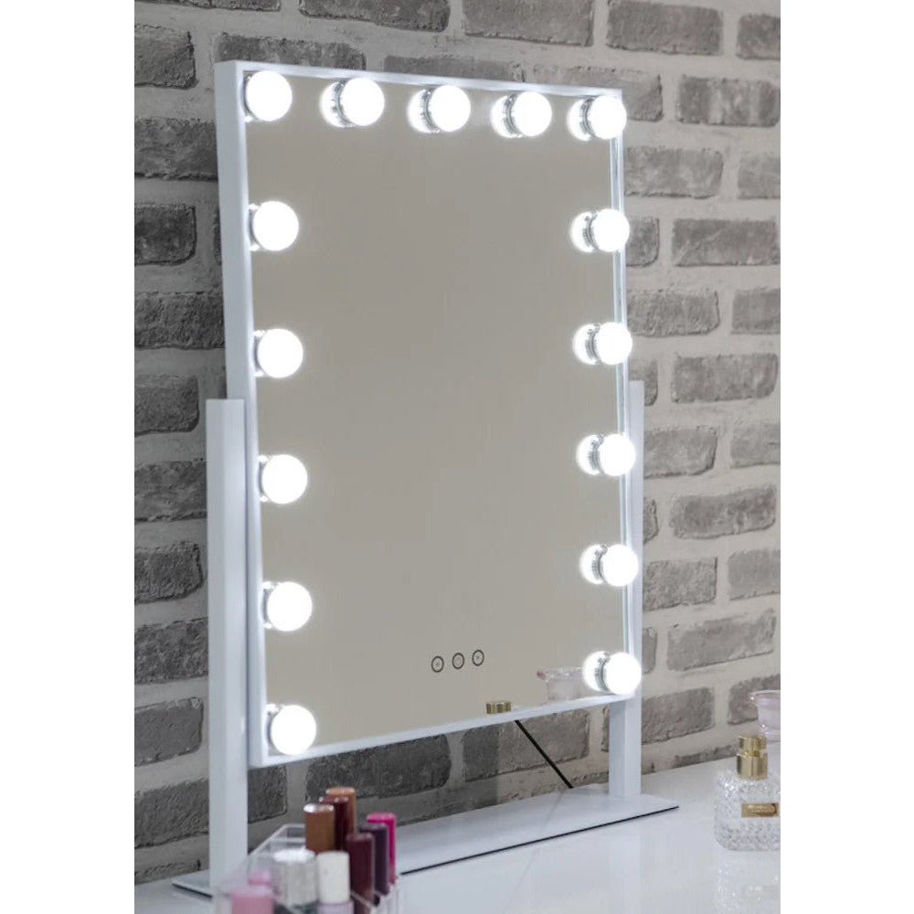 Hollywood California Mirror 460 x 580 mm PORTRAIT | 15 Bulb