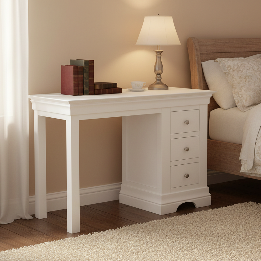 Province Dressing Table - White