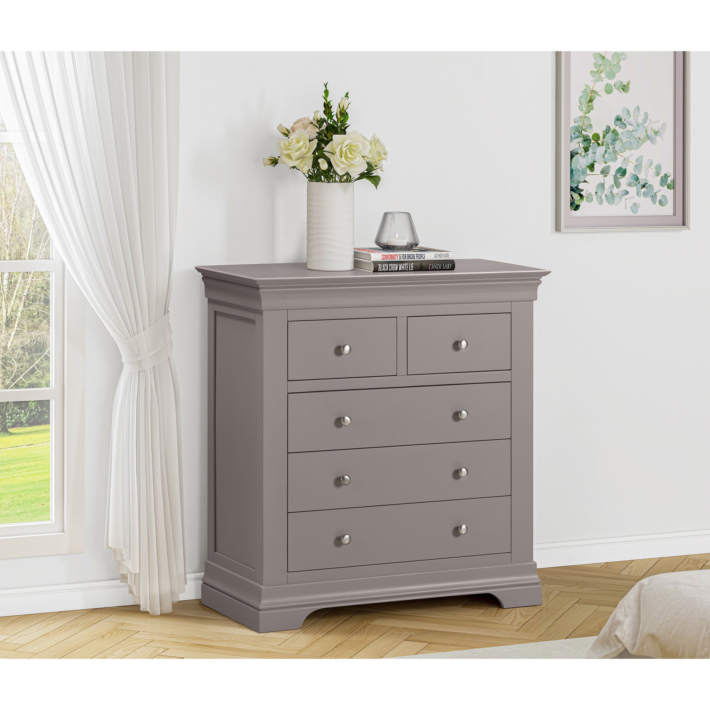 Province 2 over 3 Drawer Chest