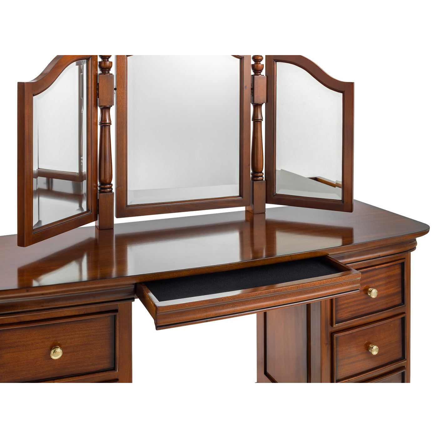 Farah Dressing Table | Mirror | Stool