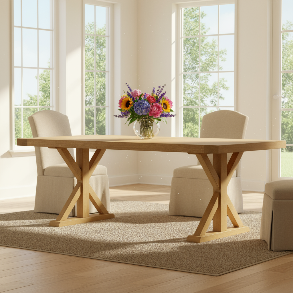 Lexington 2 Metre Oak Dining Table