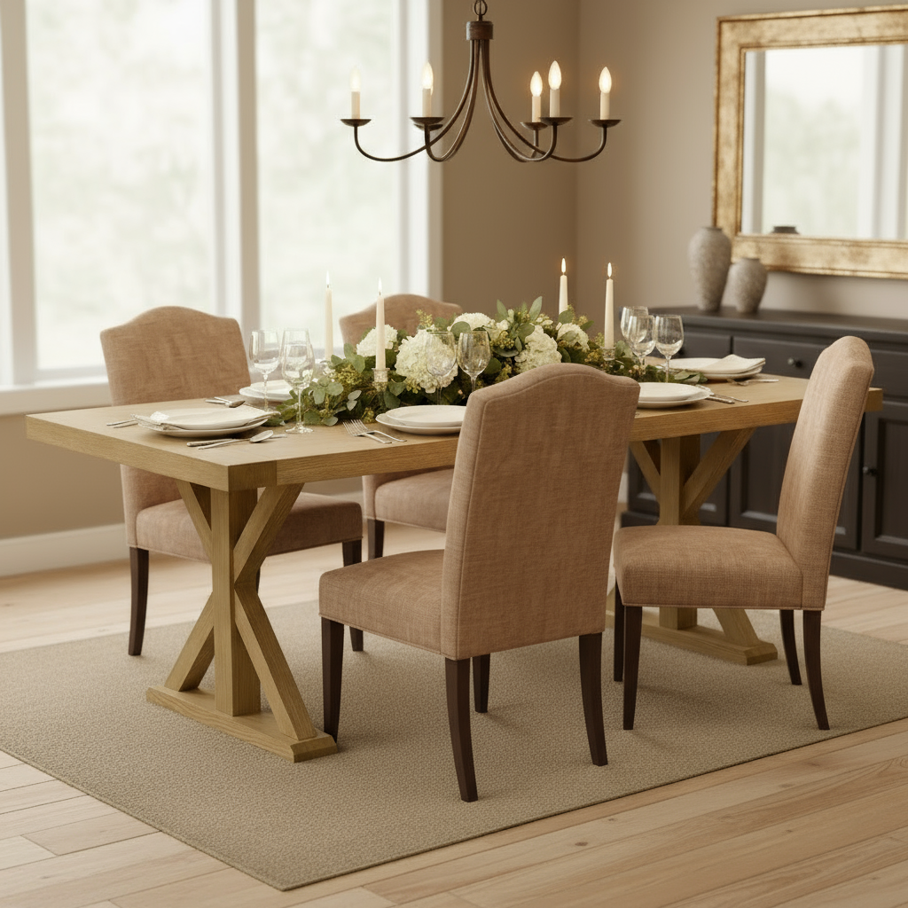 Lexington 2 Metre Oak Dining Table