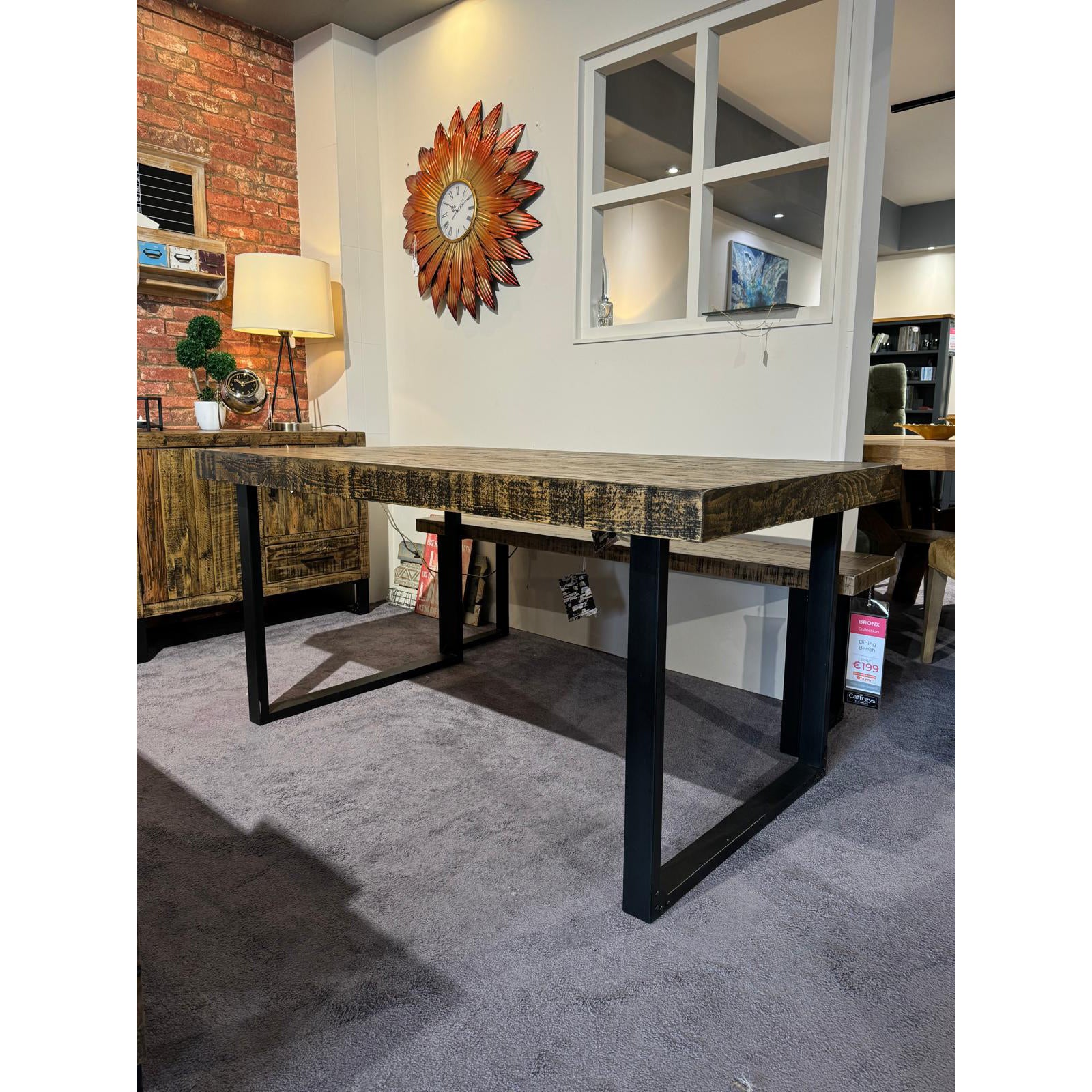 Bronx Fixed 1.6 Metre Dining Table