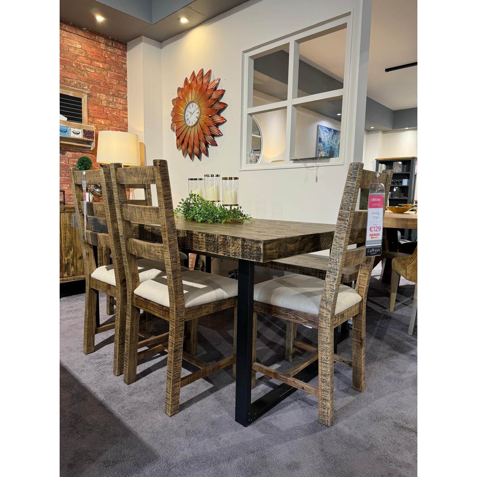 Bronx Fixed 1.6 Metre Dining Table