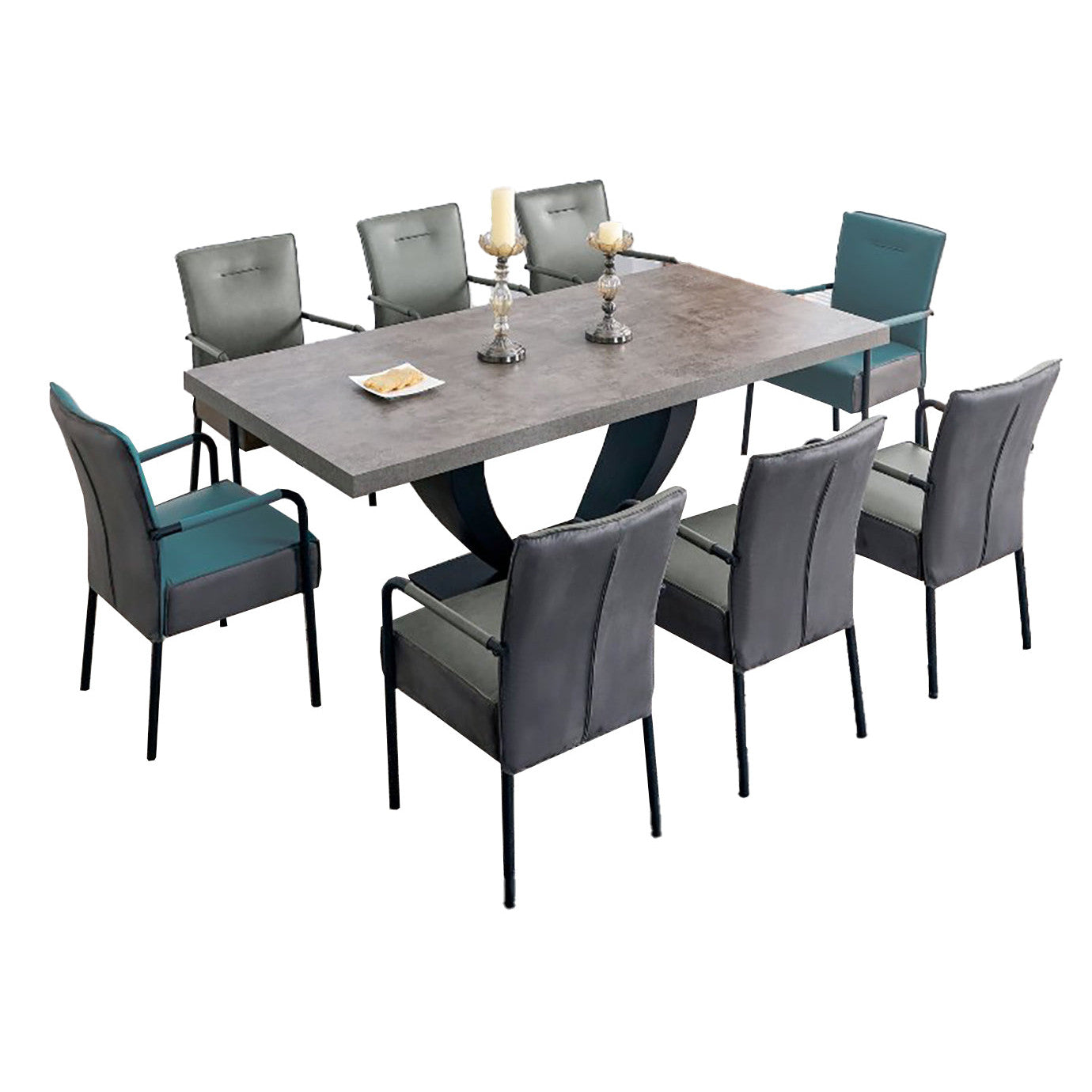 Hugo 2.1m Dining Table with Pedestal Leg