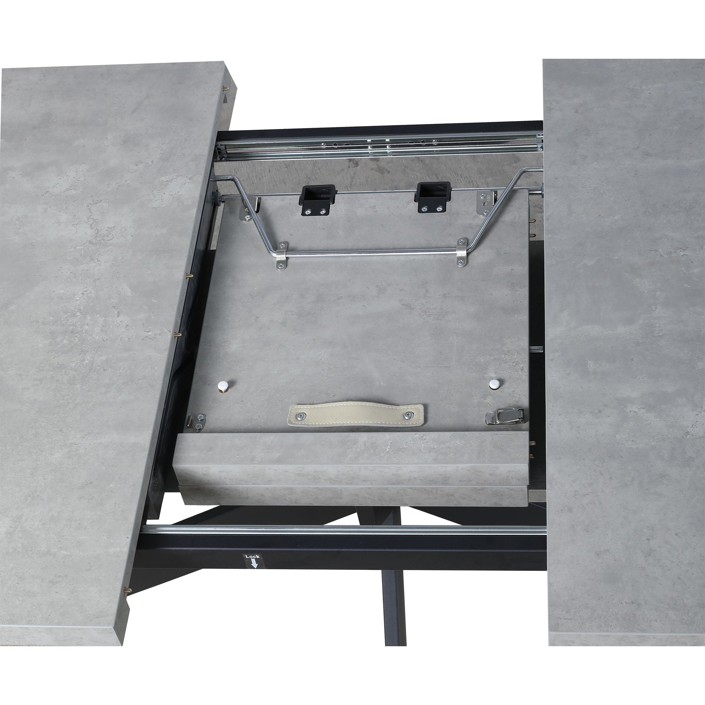 Greystones Concrete Extending Dining Table