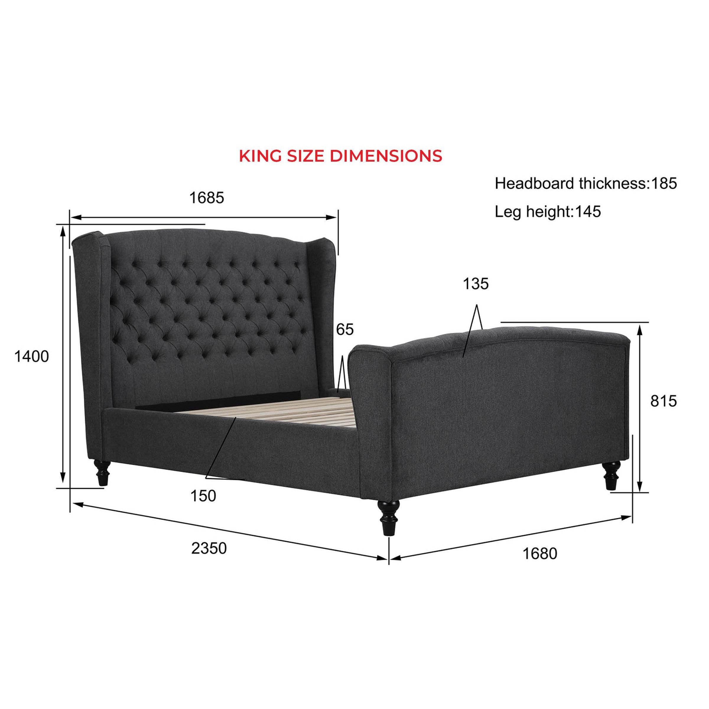 Belmont Upholstered Bed Frame