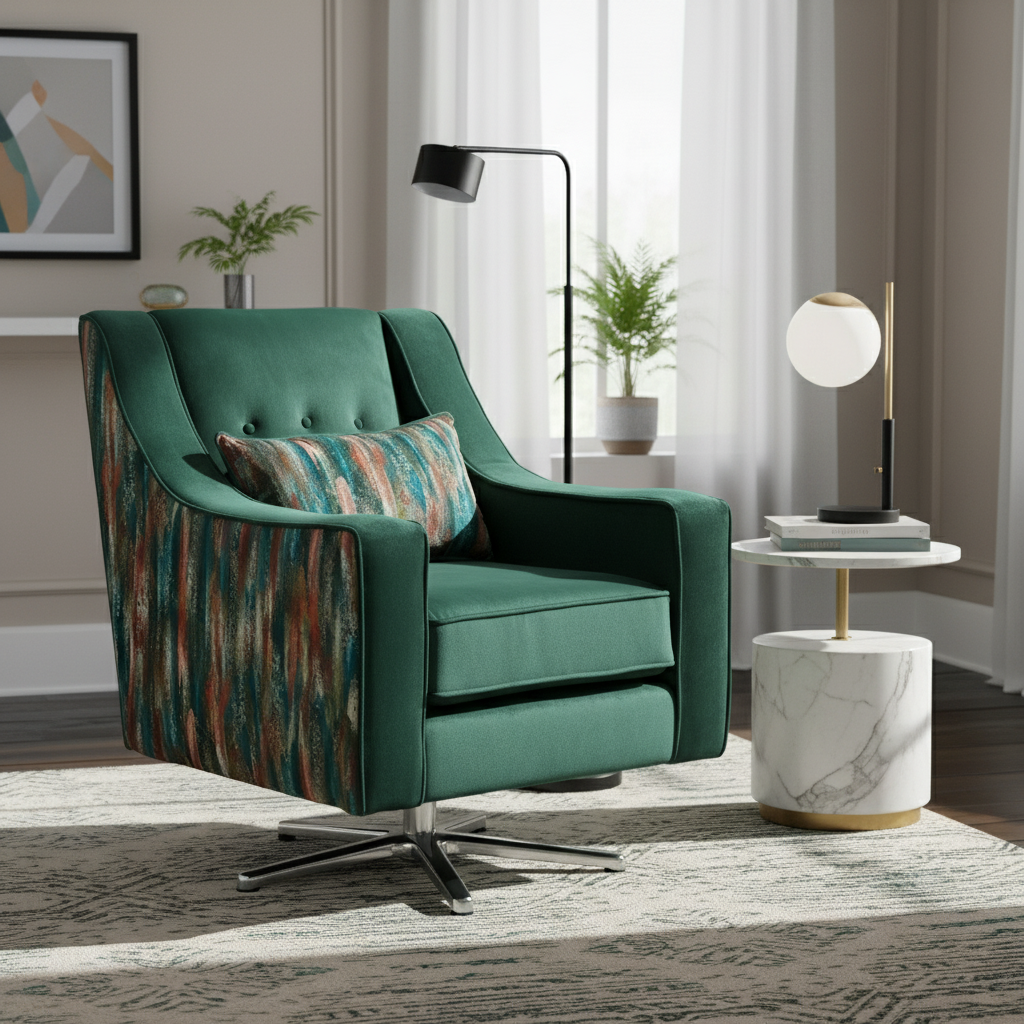 Luxe Swivel Accent Chair
