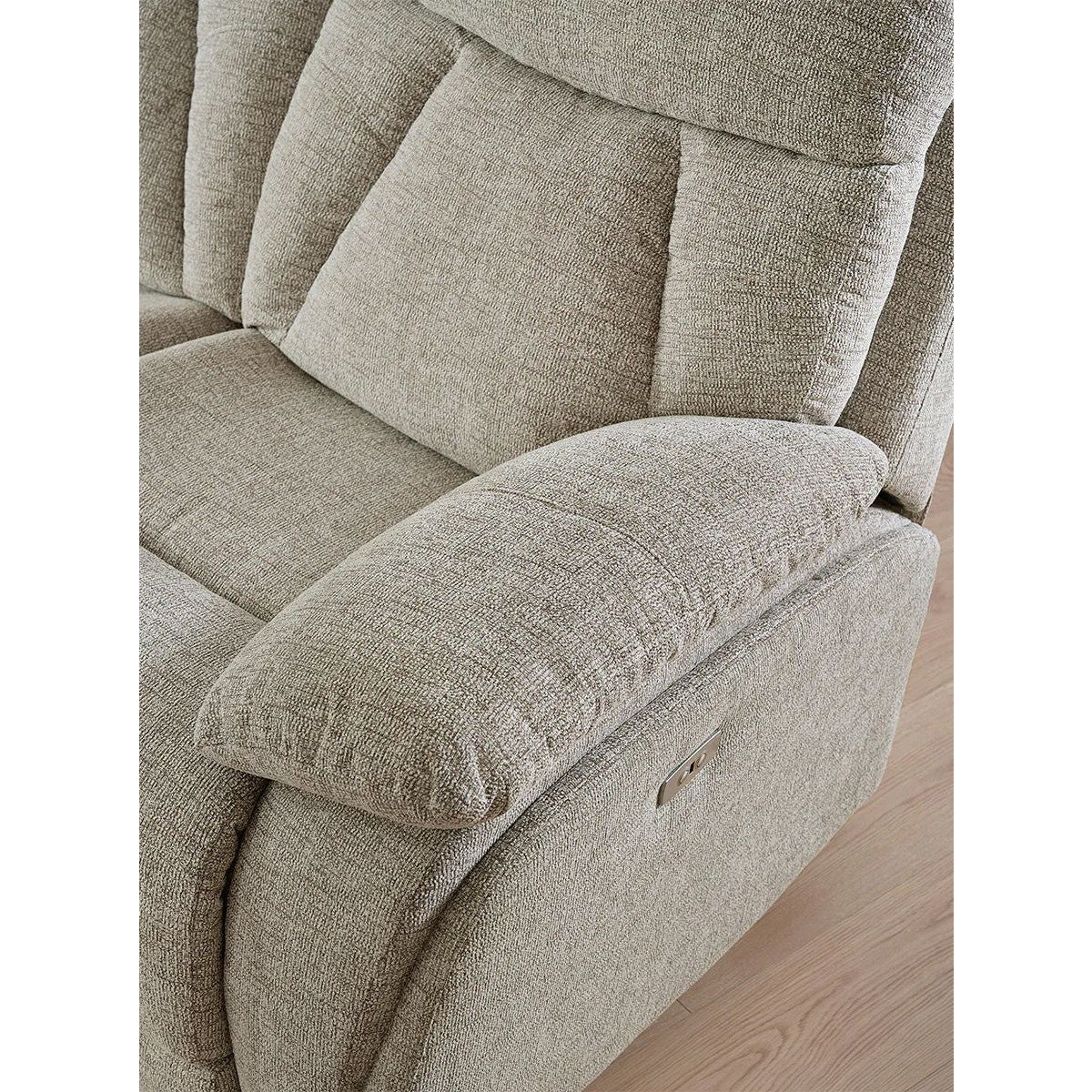 Boston Beige Electric Reclining Armchair