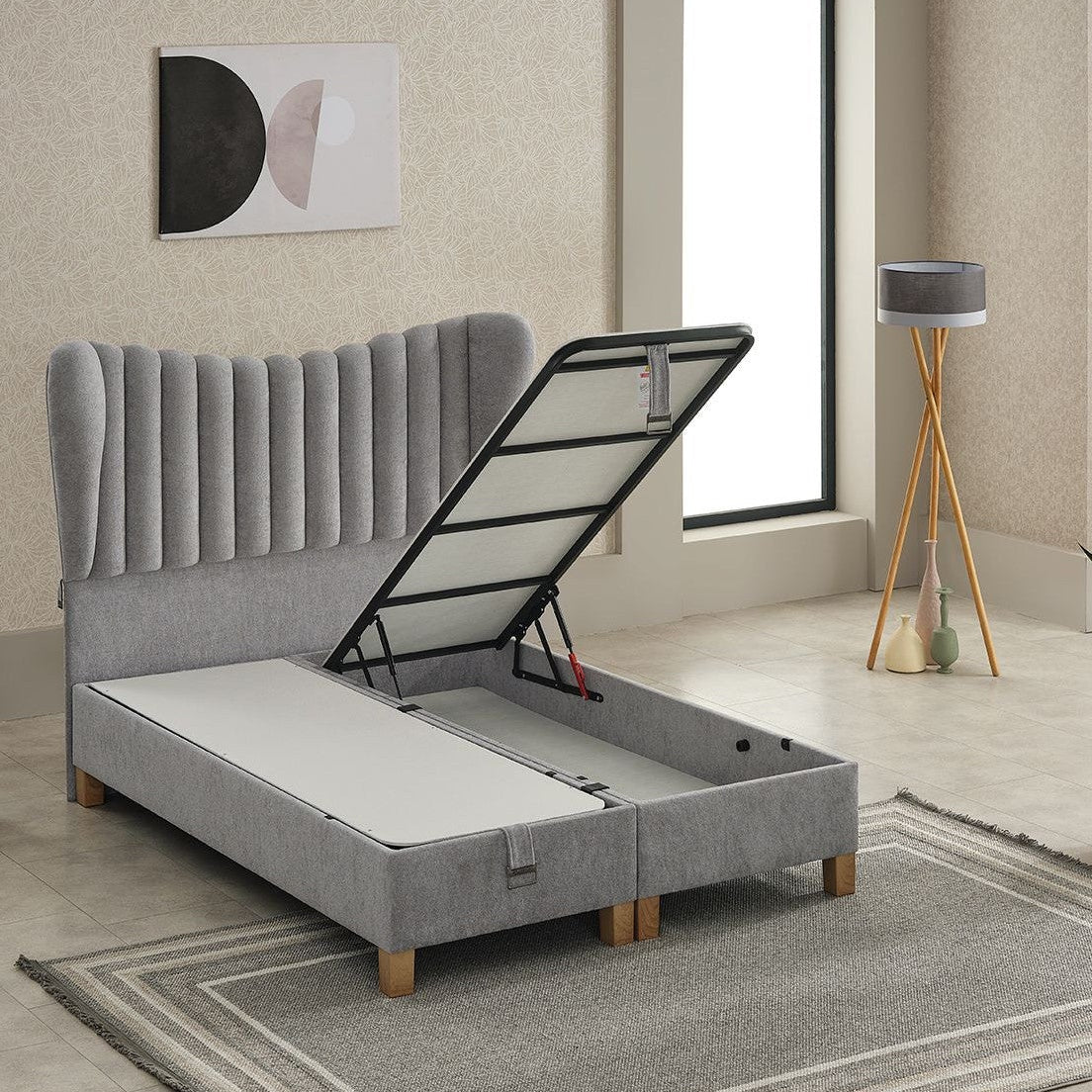 Serenity Storage Ottoman Bed