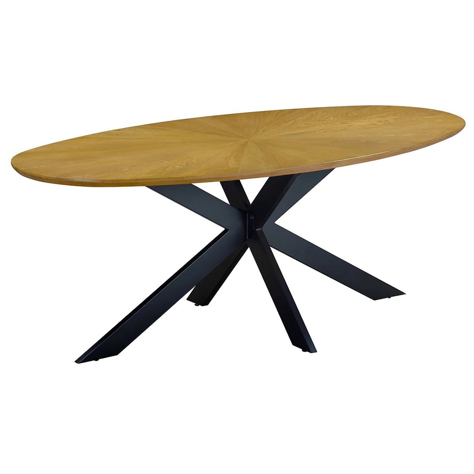 Clemence Oak Oval Dining Table