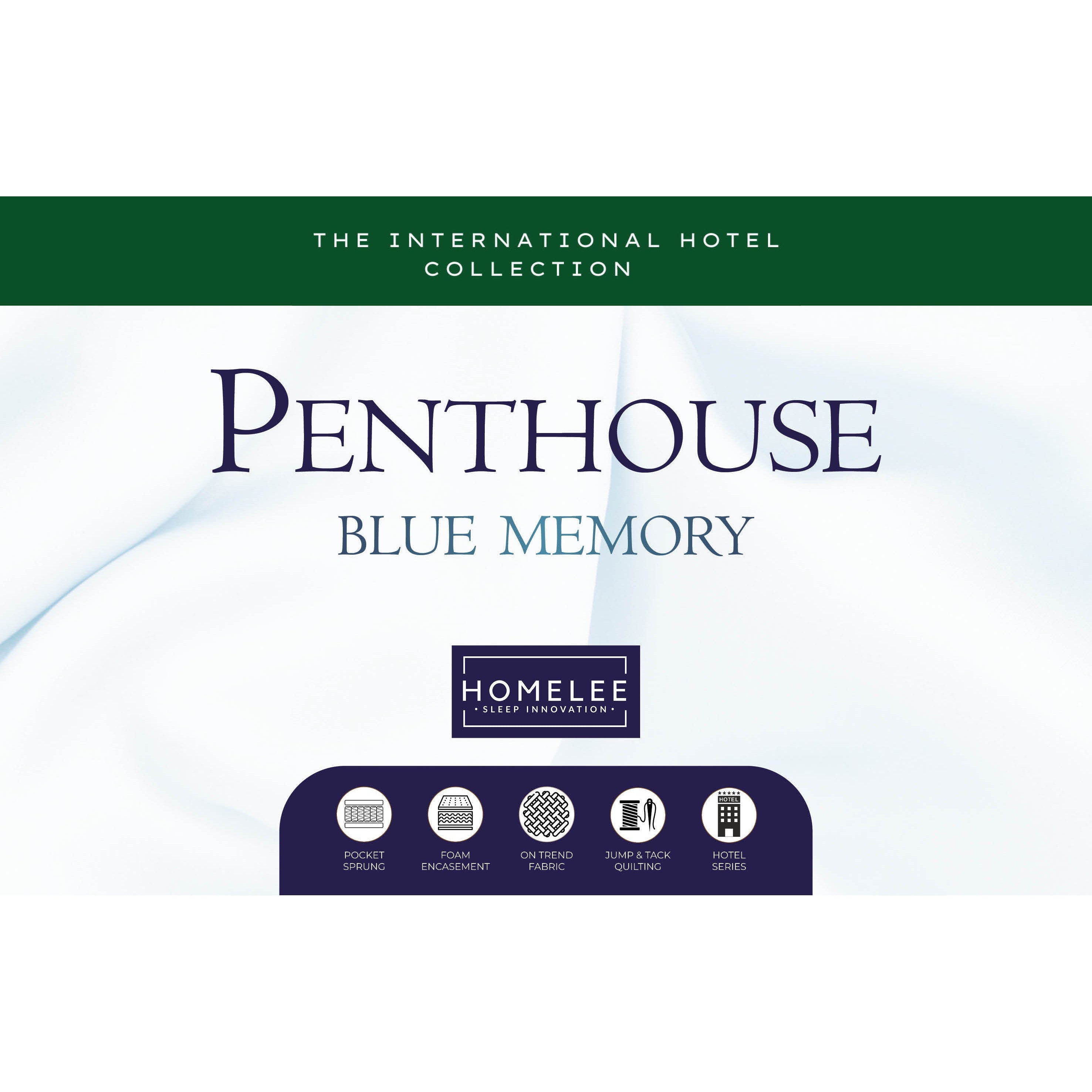 Penthouse Medium/Firm Mattress | 4ft6 Double | International Hotel Collection