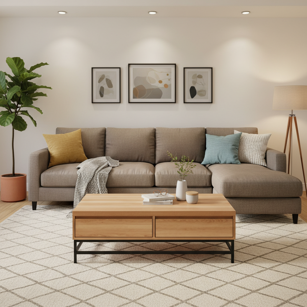 Adelaide Oak Coffee Table