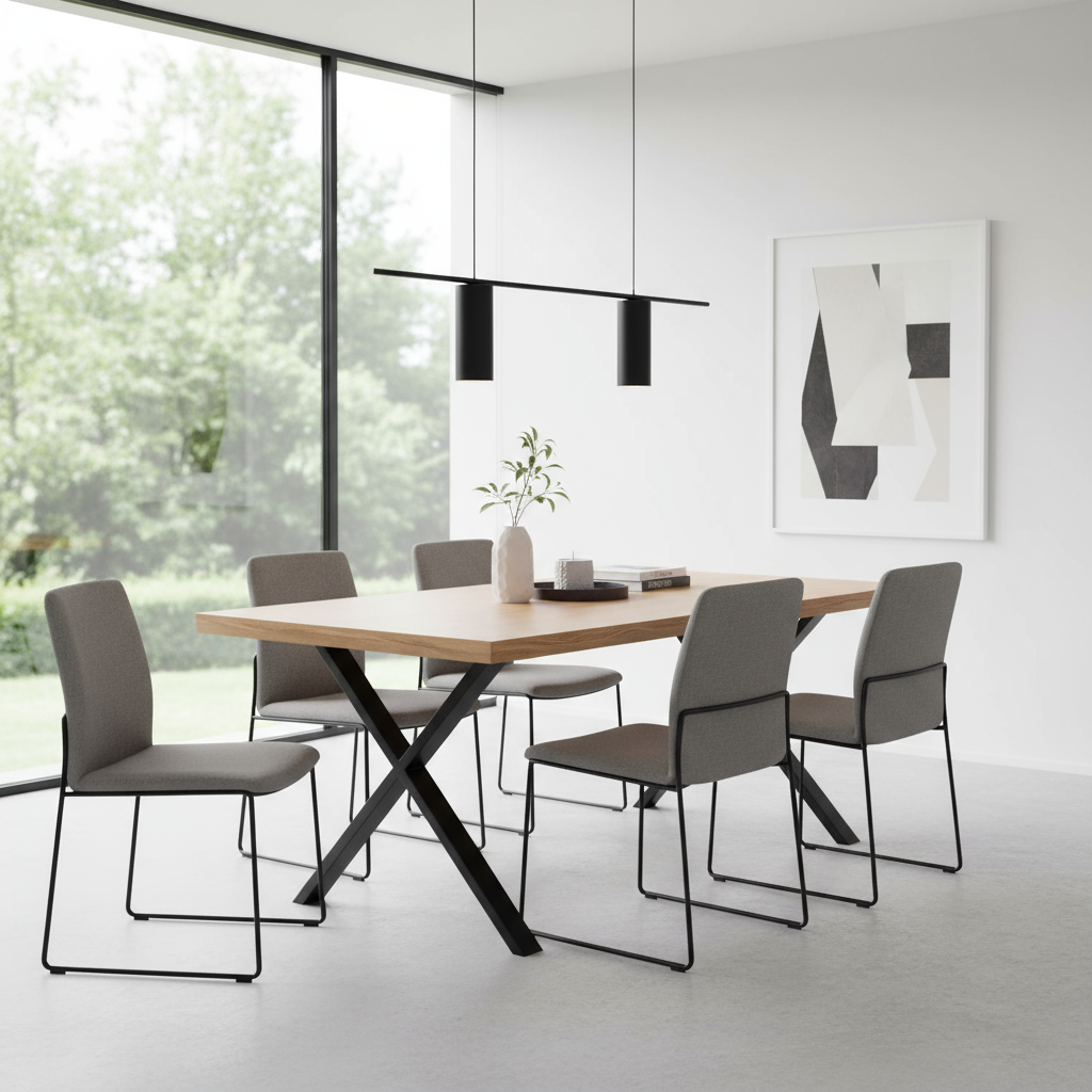 Adelaide Oak Dining Table