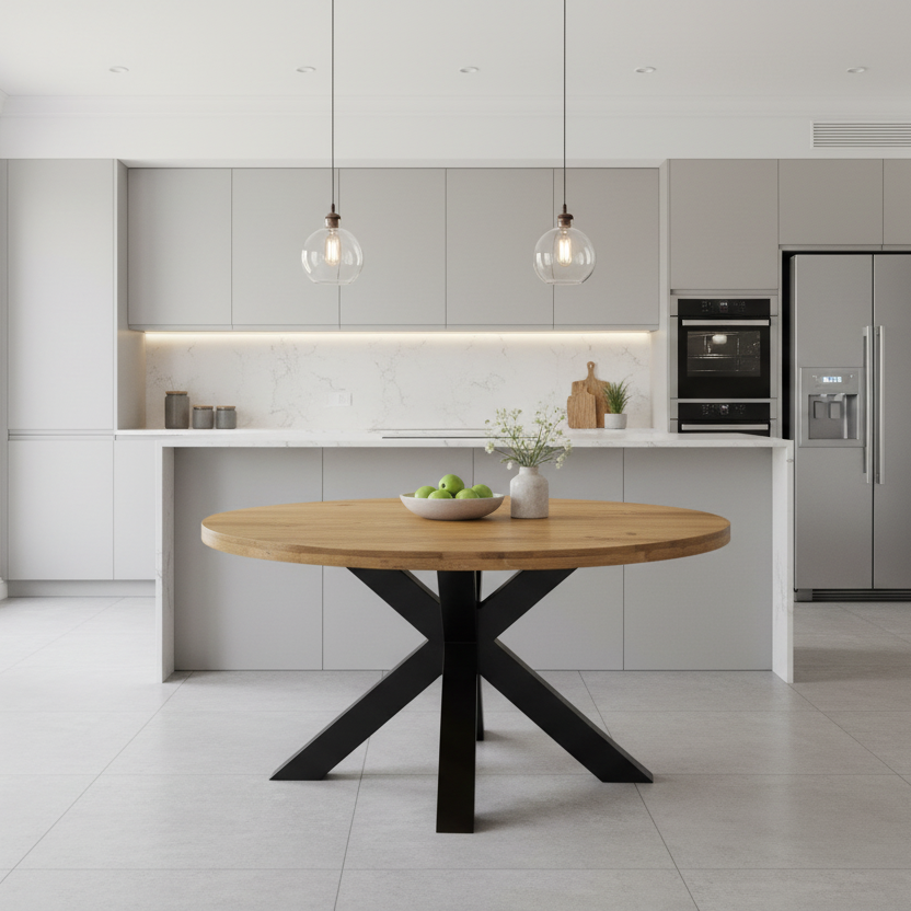 Charlotte Round Oak Table - 150cm