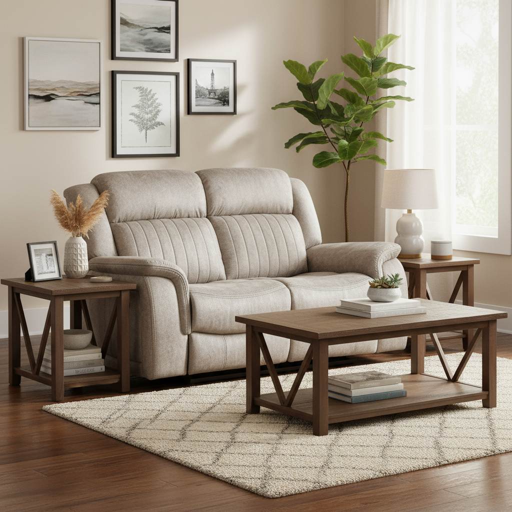 Porto 2 Seater Reclining Sofa (2 Recliners)