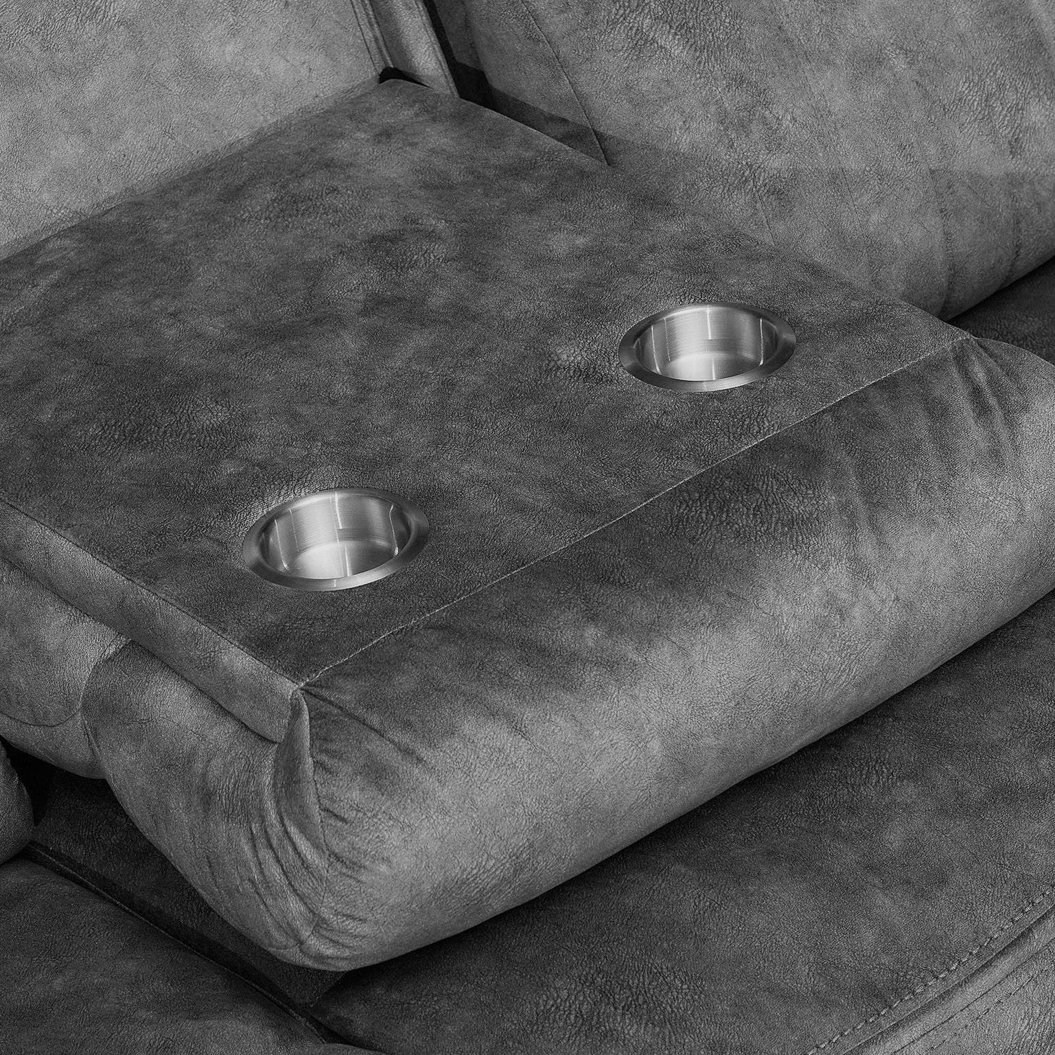 Porto 2 Seater Reclining Sofa (2 Recliners)