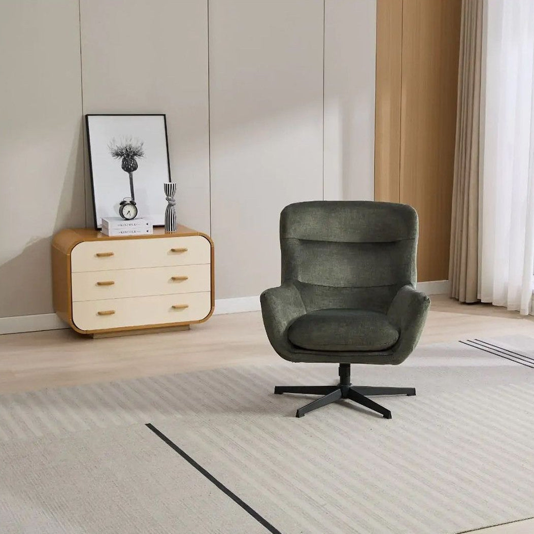 Isla Swivel Recliner with Footstool