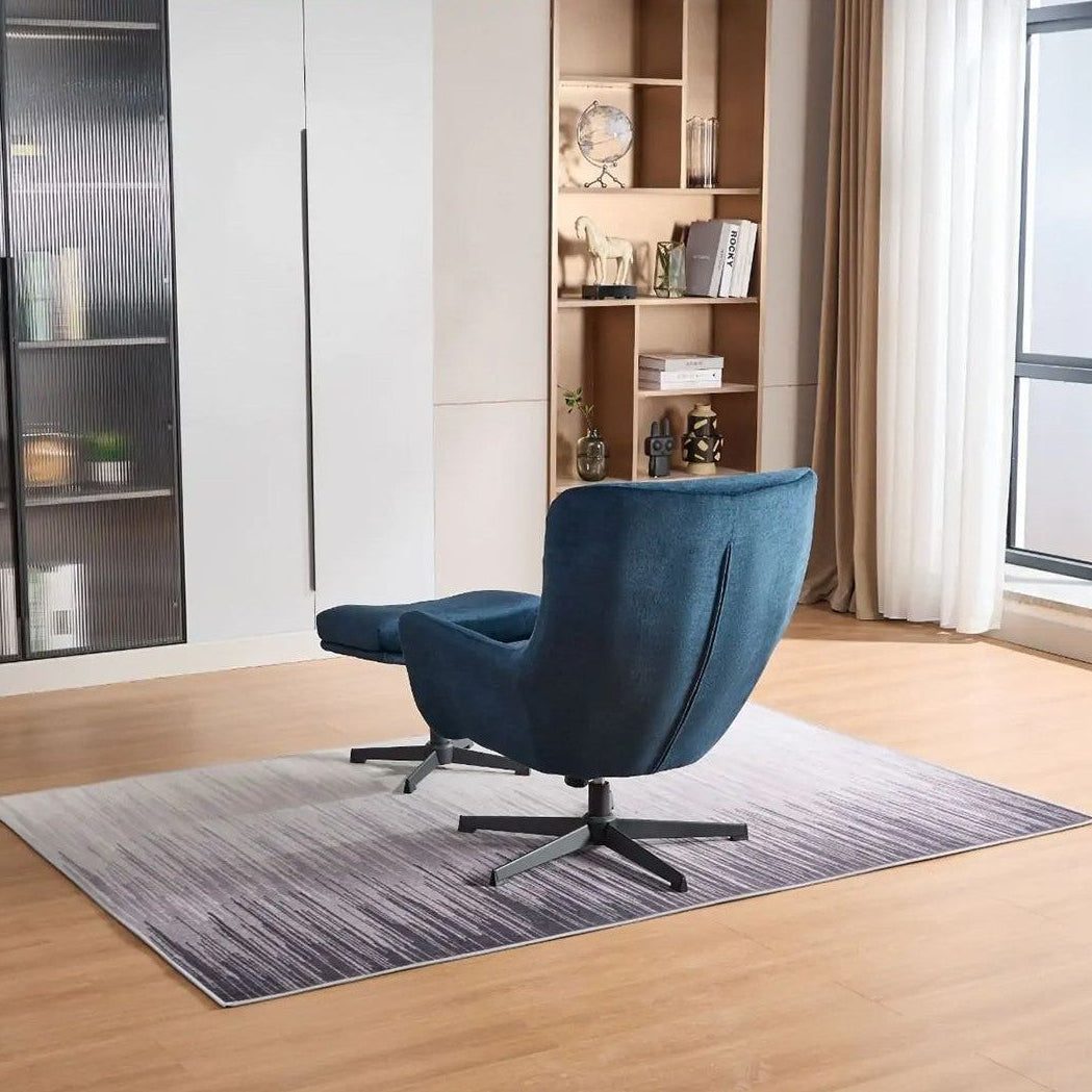 Isla Swivel Recliner with Footstool