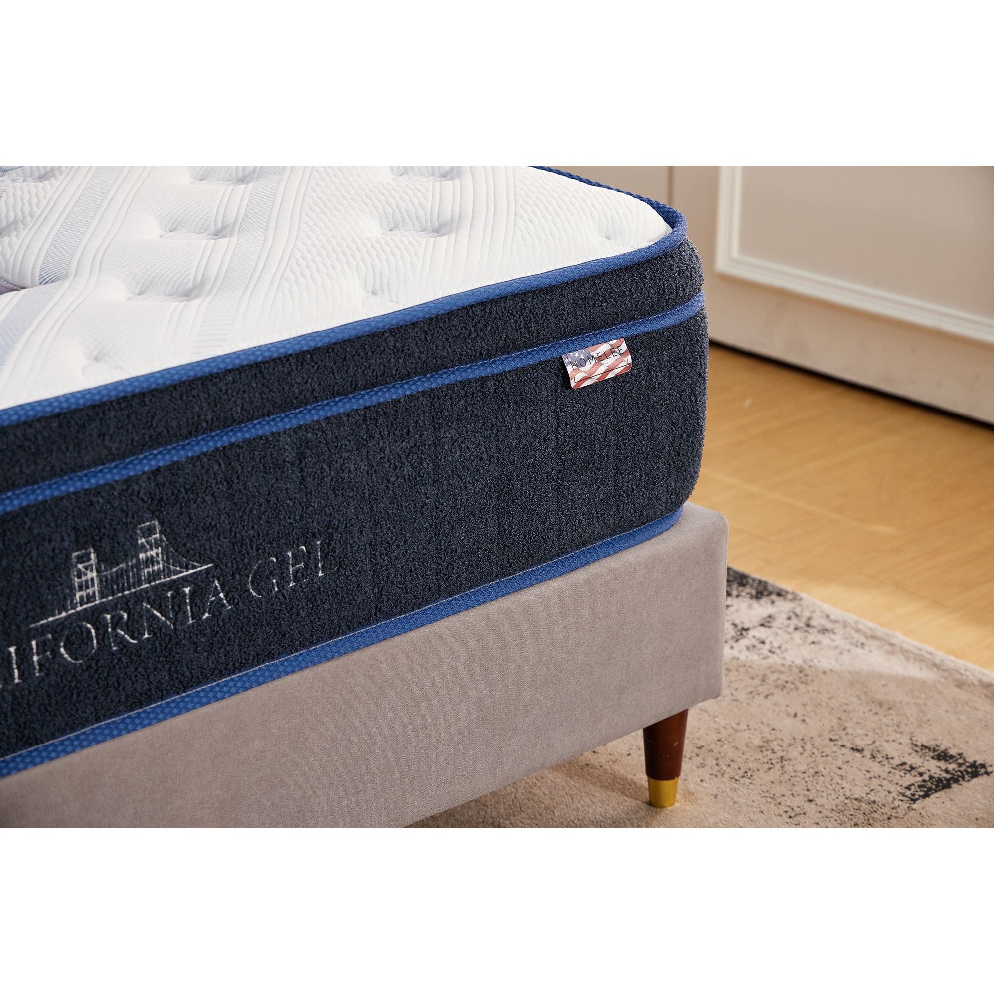 California Gel Divan Bed | Medium Mattress | USA Sleep Collection